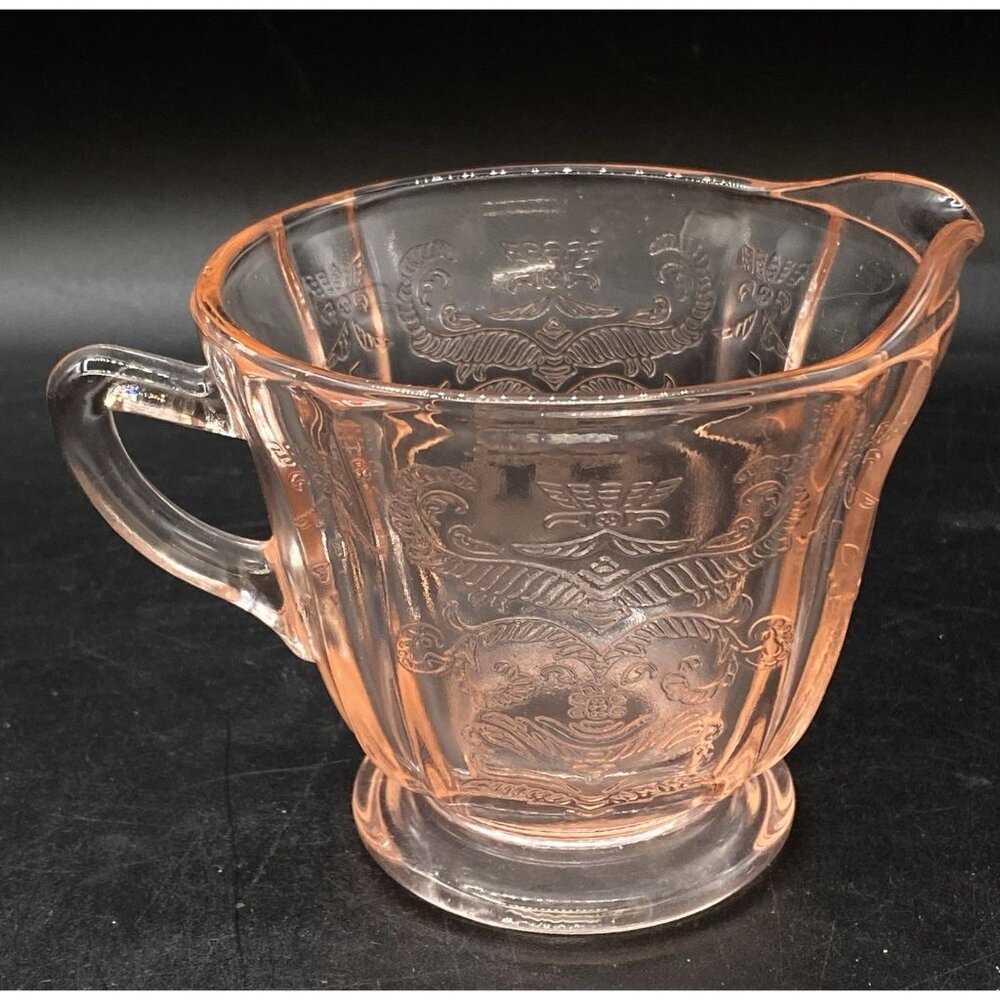 Indiana Glass Pink Depression Glass Madrid Creamer Pitcher